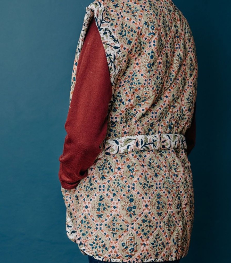 Mode Jamini | Veste Matelassee Kimono Sajni