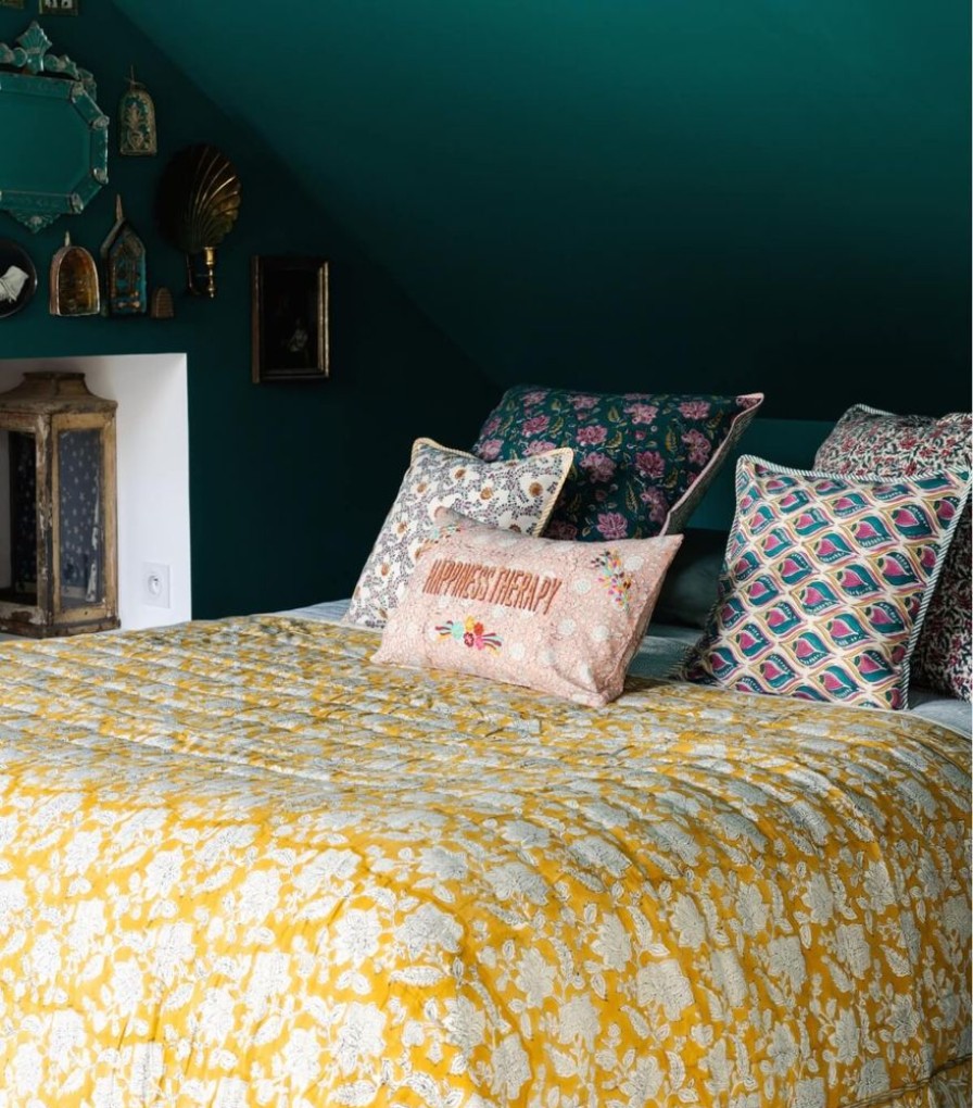 Deco & Linge De Maison Jamini | Edredon Indien Rang