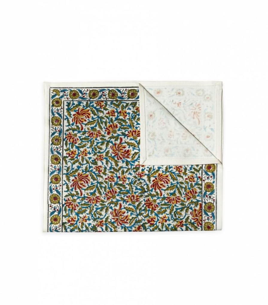 Linge De Table Jamini | Chemin De Table Reema Olive