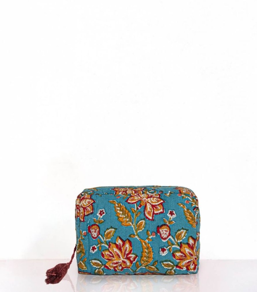 Sacs & Pochettes Jamini | Trousse De Toilette Rang Bleue