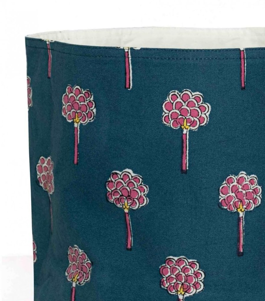Deco & Linge De Maison Jamini | Cache-Pot Coton Rani Vert Pin