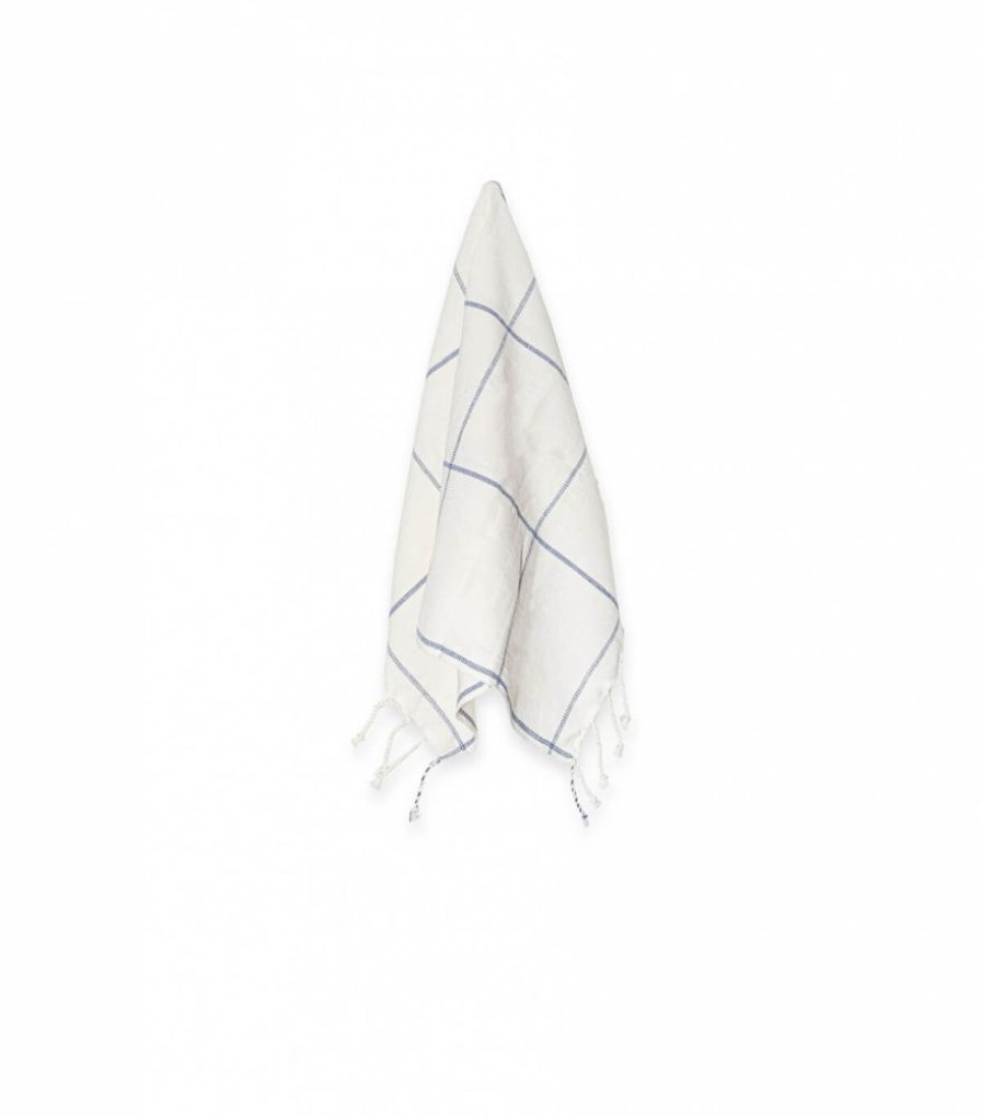Deco & Linge De Maison Jamini | Serviette Main En Coton Bleue