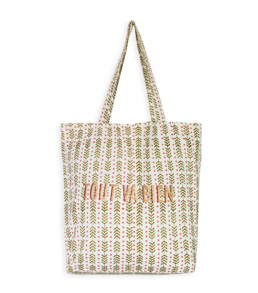Sacs & Pochettes Jamini | Sac Indien En Tissu Tvb Thea Olive