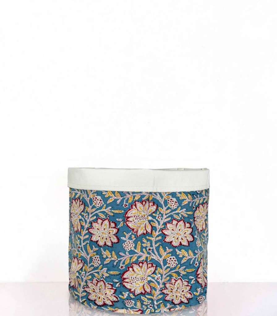 Deco & Linge De Maison Jamini | Cache-Pot Fleuri Louise Vert Pin