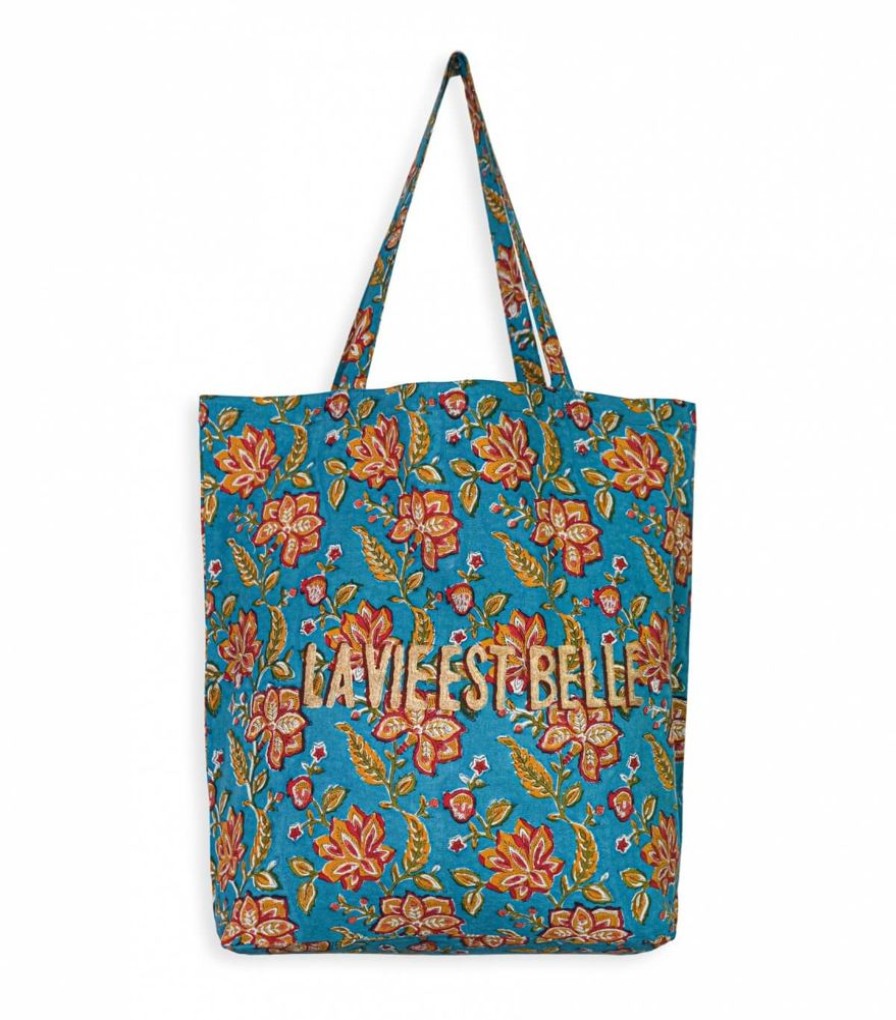 Sacs & Pochettes Jamini | Sac De Course Indien Lvb Rang Bleu