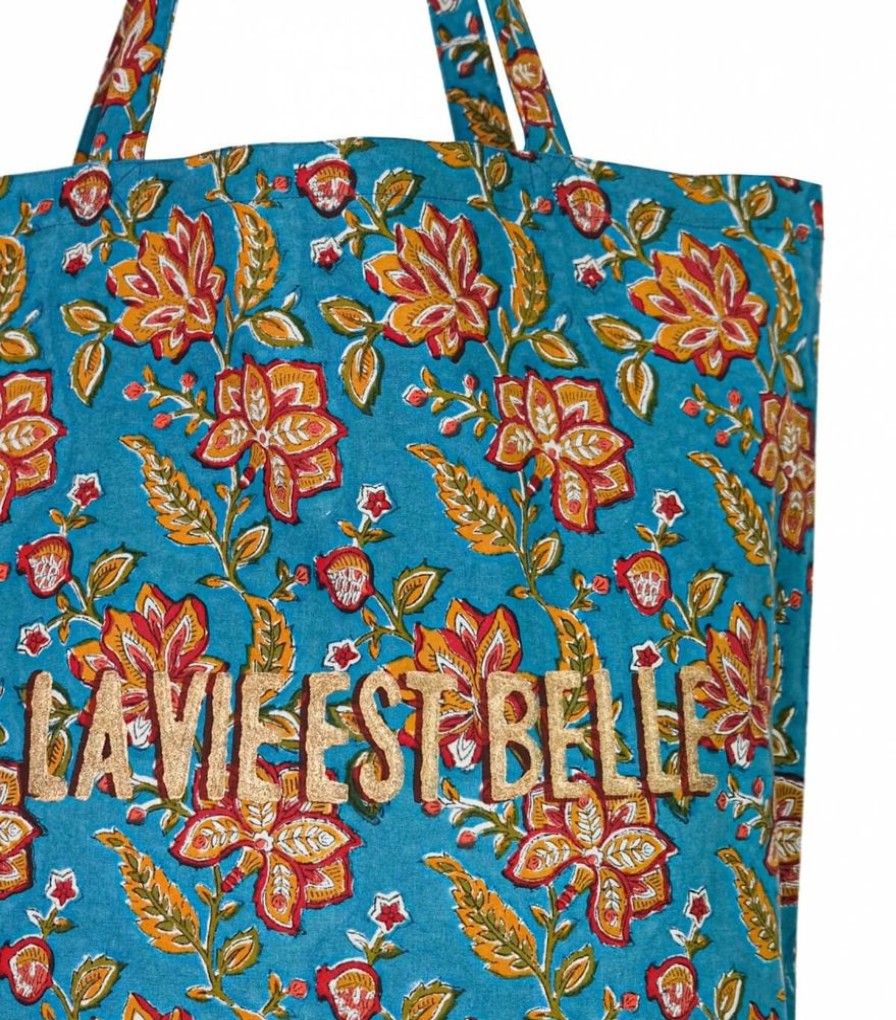 Sacs & Pochettes Jamini | Sac De Course Indien Lvb Rang Bleu