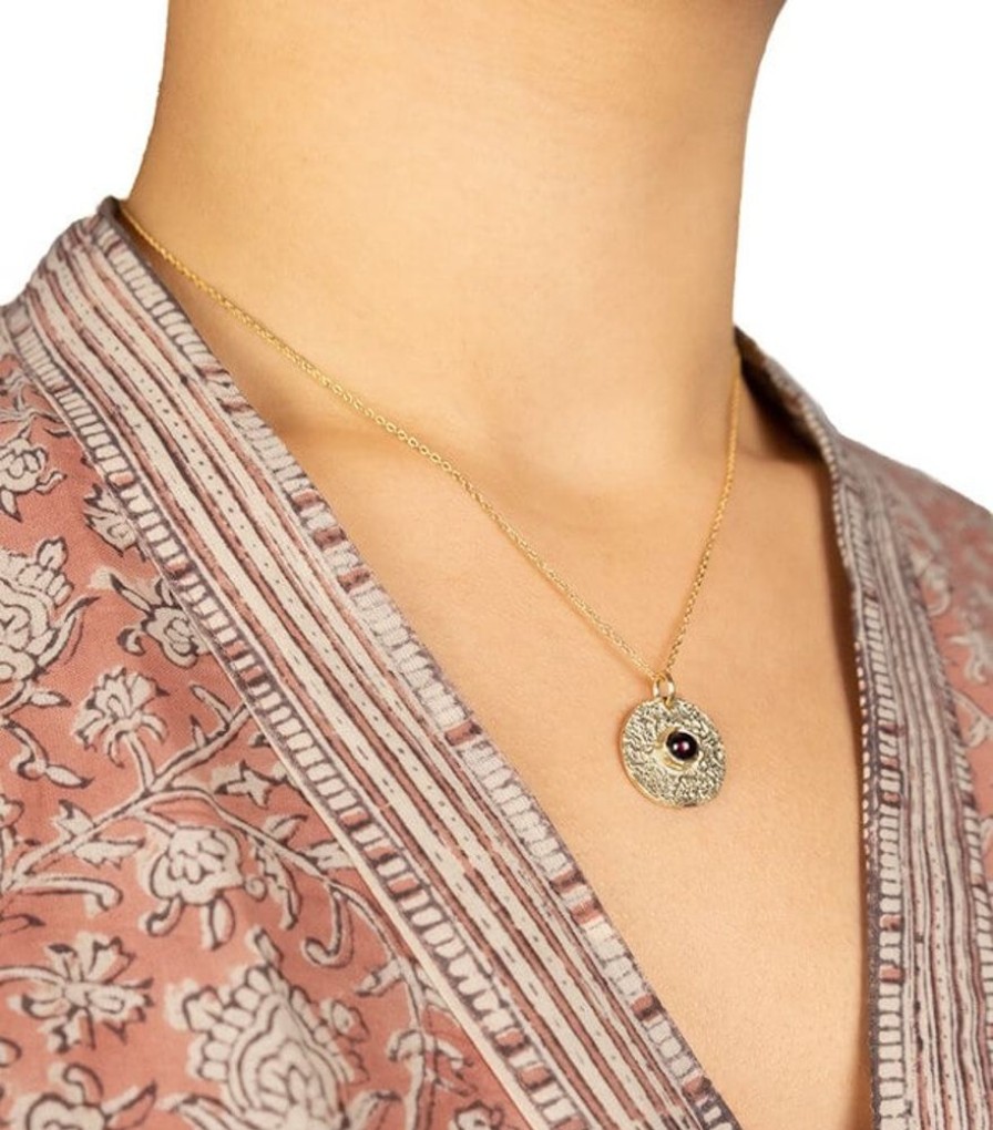 Mode Jamini | Collier Plaque Or Indien