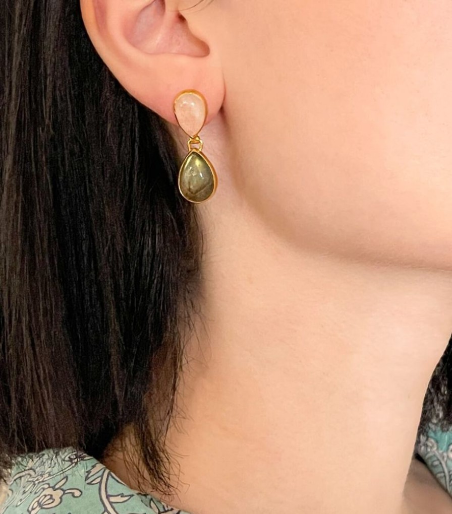 Mode Jamini | Boucles D'Oreilles Quartz