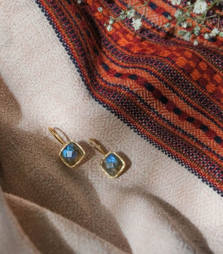 Mode Jamini | Boucles D'Oreilles Labradorite