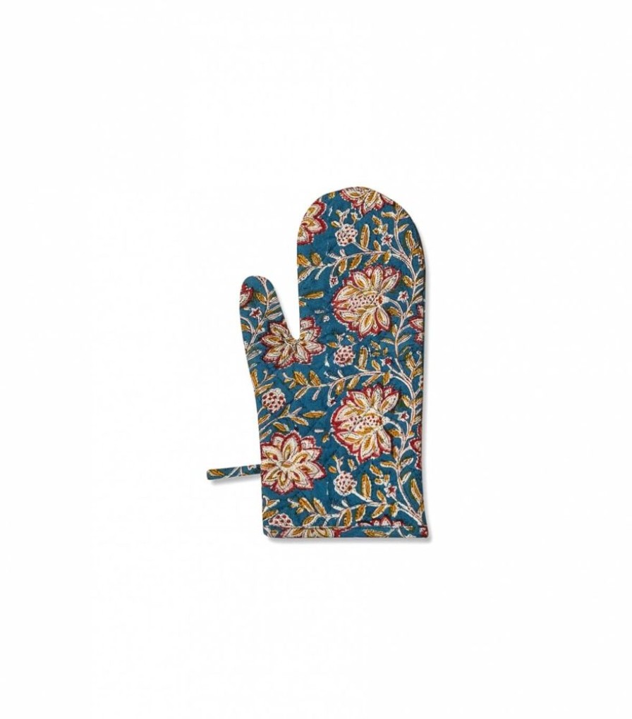Linge De Table Jamini | Gant De Cuisine Louise Vert Pin