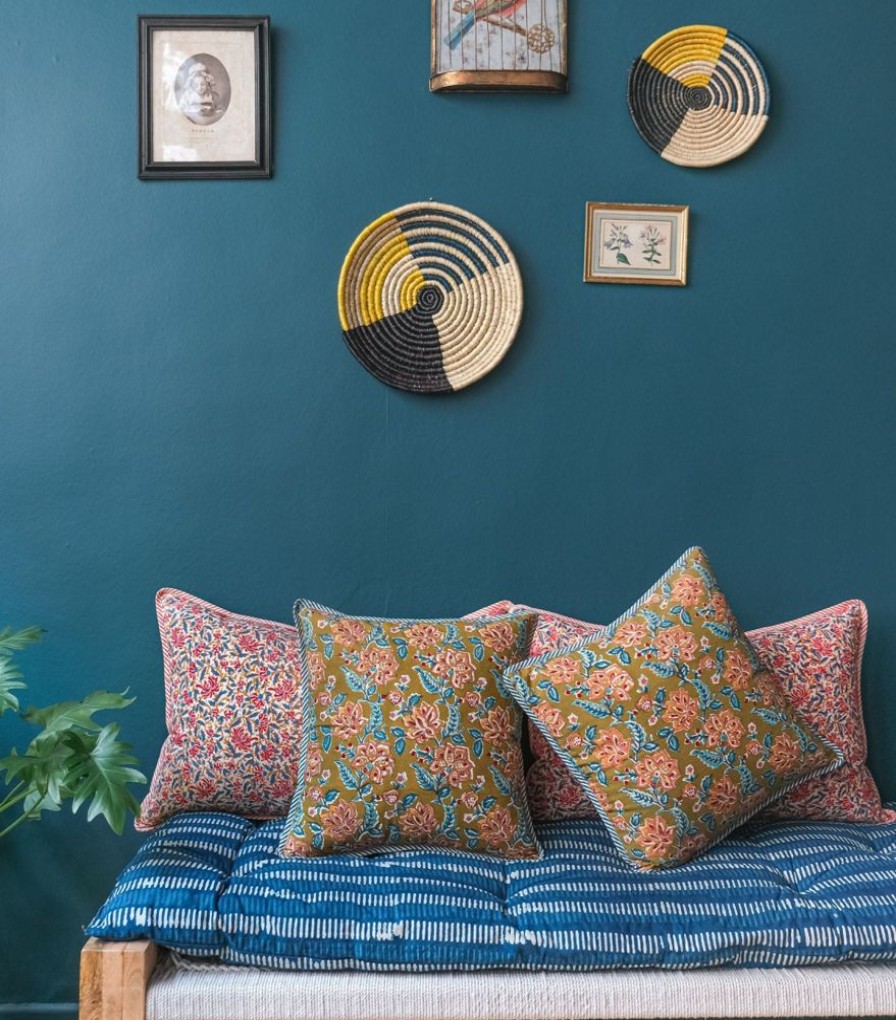 Deco & Linge De Maison Jamini | 2 Coussins Rang 40X40 Cm & 2 Coussins Reema 40X65Cm