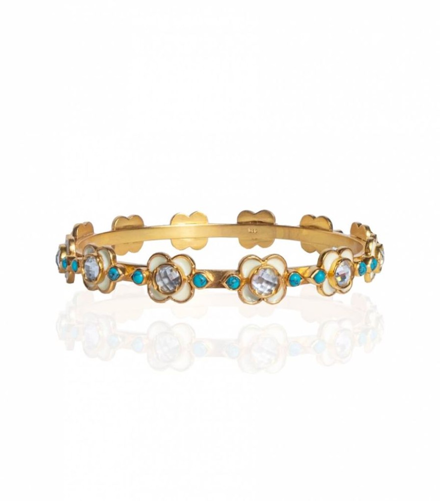 Mode Jamini | Jonc Indien Avec Turquoises