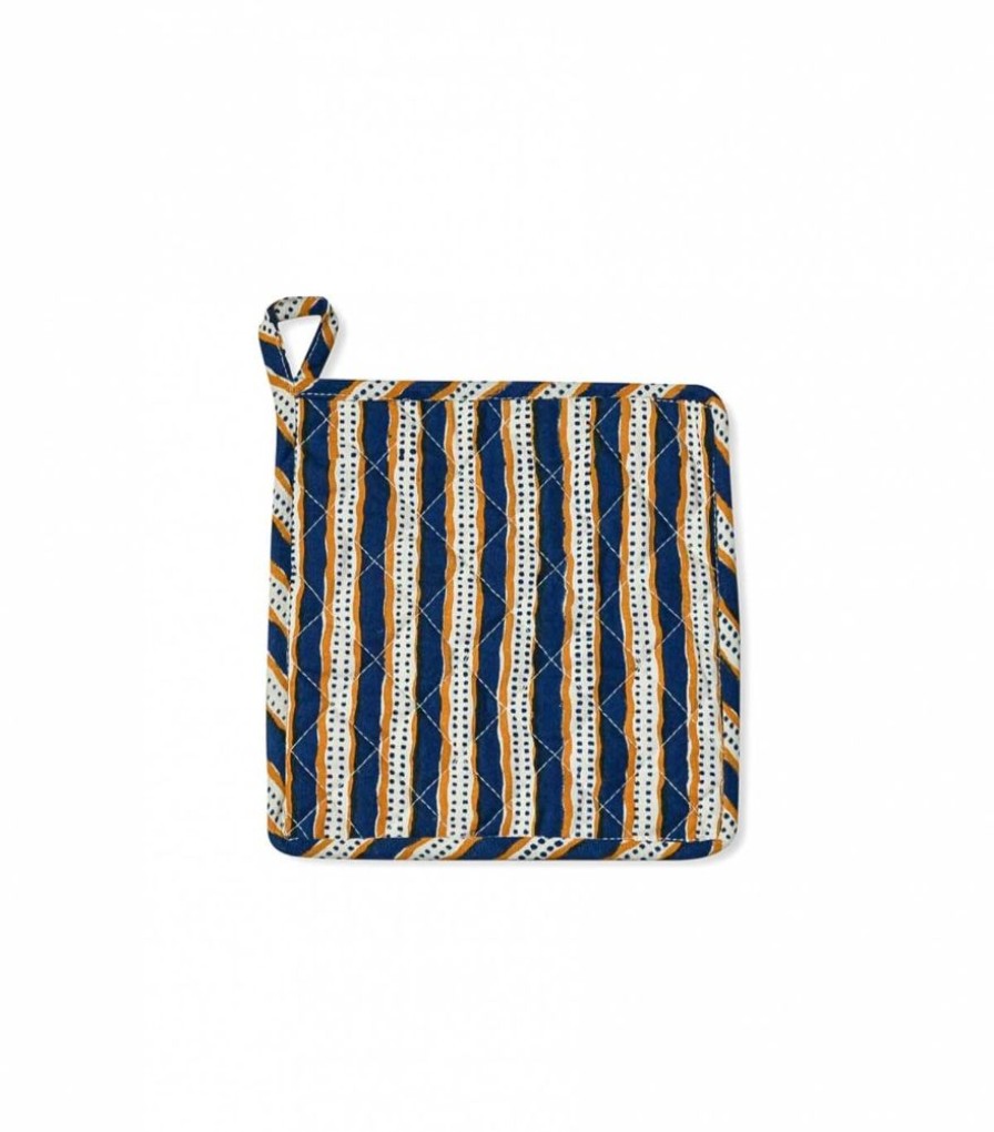 Linge De Table Jamini | Dessous De Plat Stripe Bronze