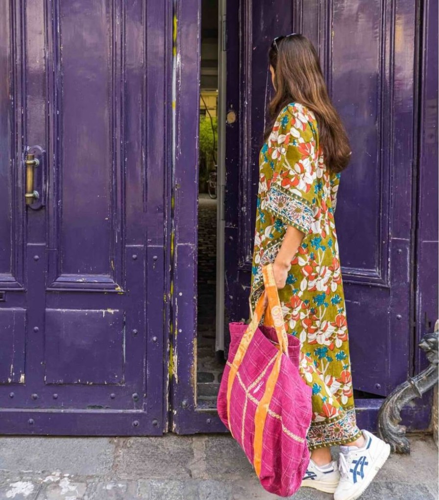Mode Jamini | Kaftan Indien Iris Olive