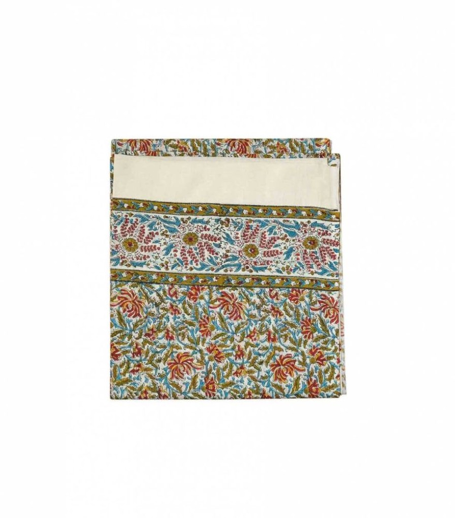 Deco & Linge De Maison Jamini | Rideau Indien Reema Olive