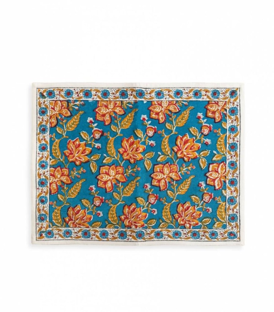 Linge De Table Jamini | Set De Table Rang Bleu