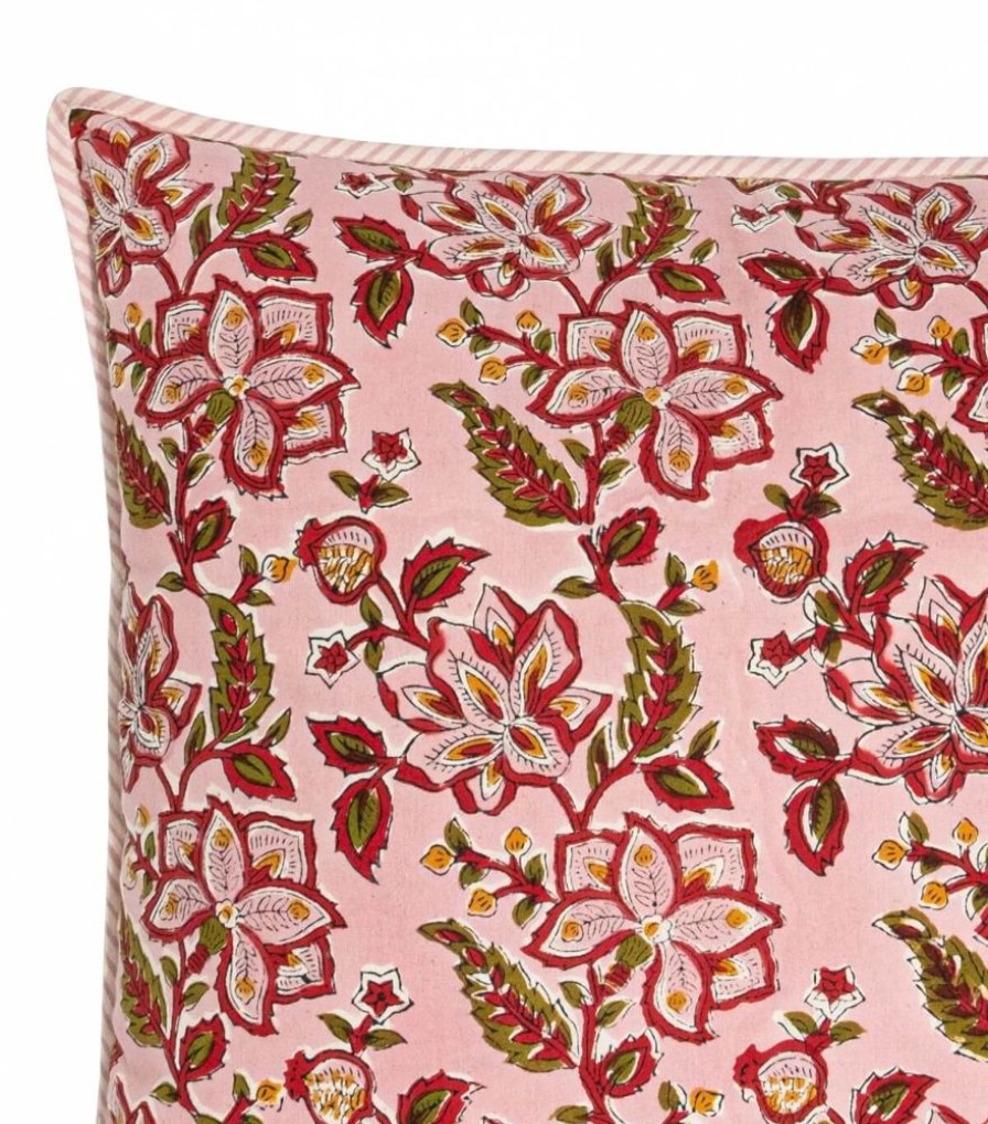Deco & Linge De Maison Jamini | Taie D'Oreiller Rang Rose Pale