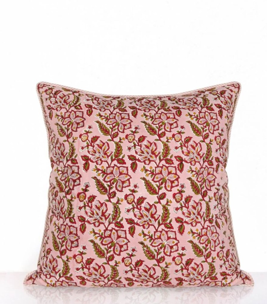 Deco & Linge De Maison Jamini | Taie D'Oreiller Rang Rose Pale