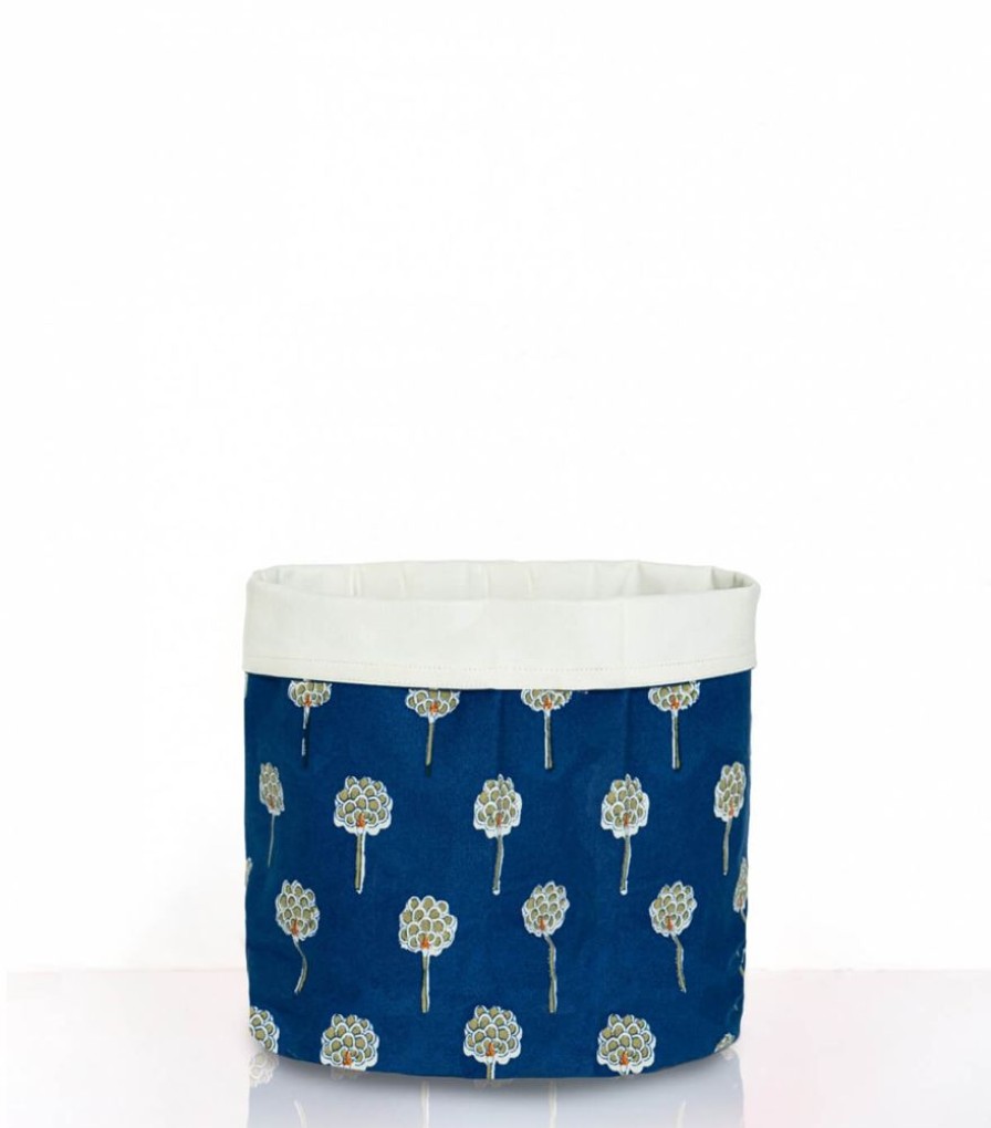 Deco & Linge De Maison Jamini | Cache-Pot Rani Bleu Nuit