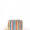 Sacs & Pochettes Jamini | Pochette A Maquillage Multi Stripe Bronze