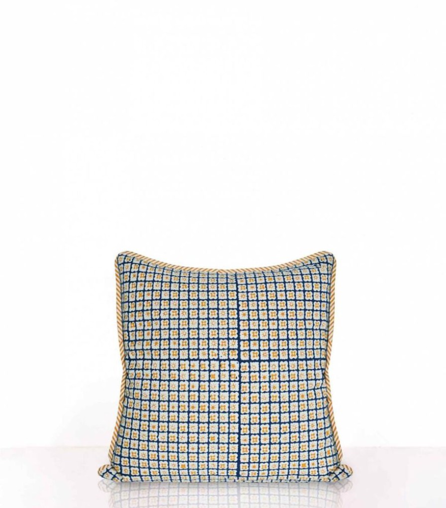 Deco & Linge De Maison Jamini | Housse De Coussin Carree Stripe Bronze