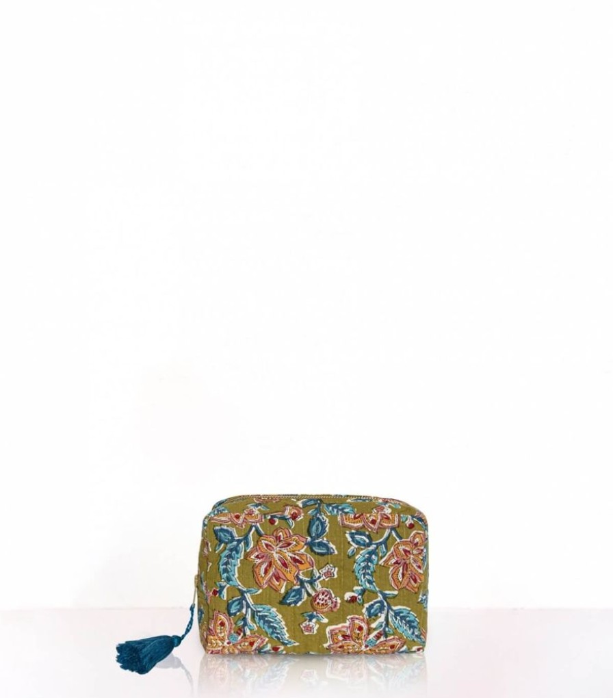 Sacs & Pochettes Jamini | Petite Pochette De Voyage Rang Vert Kaki