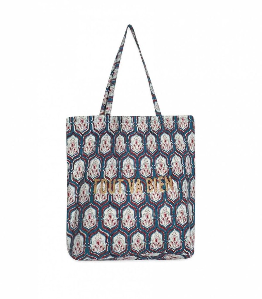 Sacs & Pochettes Jamini | Tote Bag Tvb Pranjal Vert Pin