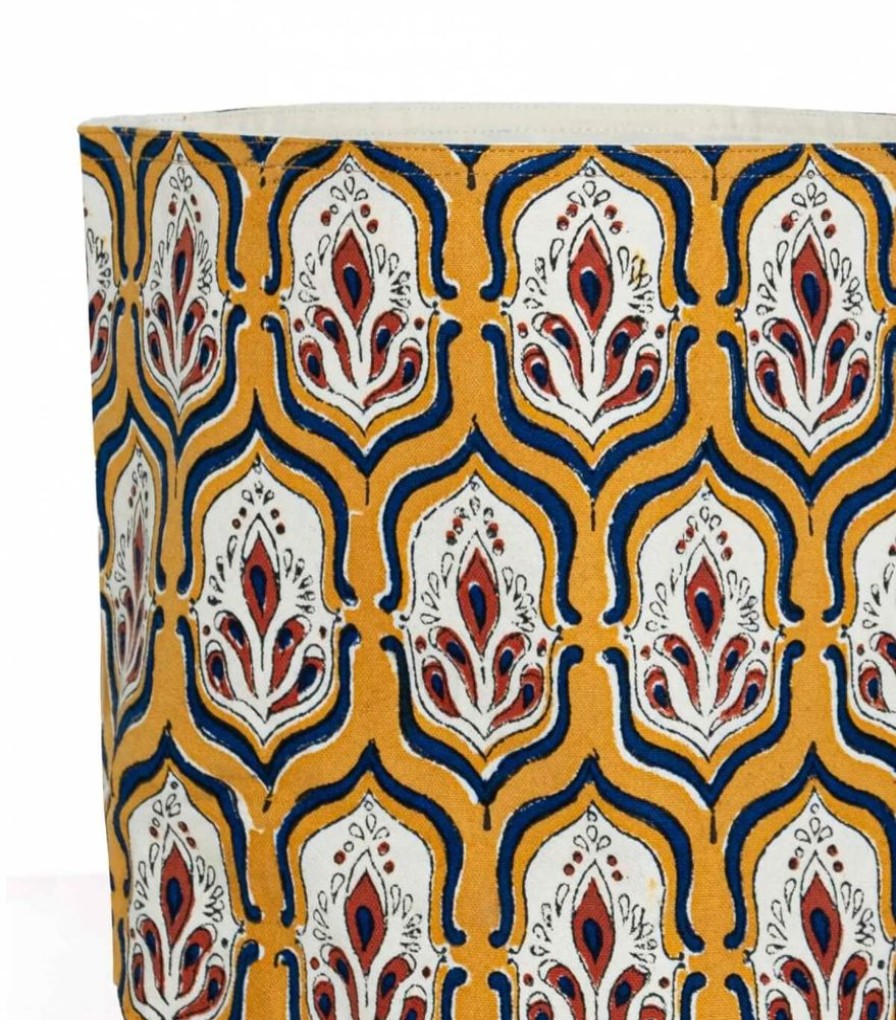 Deco & Linge De Maison Jamini | Cache-Pot Coton Pranjal Bronze