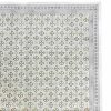 Deco & Linge De Maison Jamini | Tapis Indien Panna Olive Et Bleu Nuit
