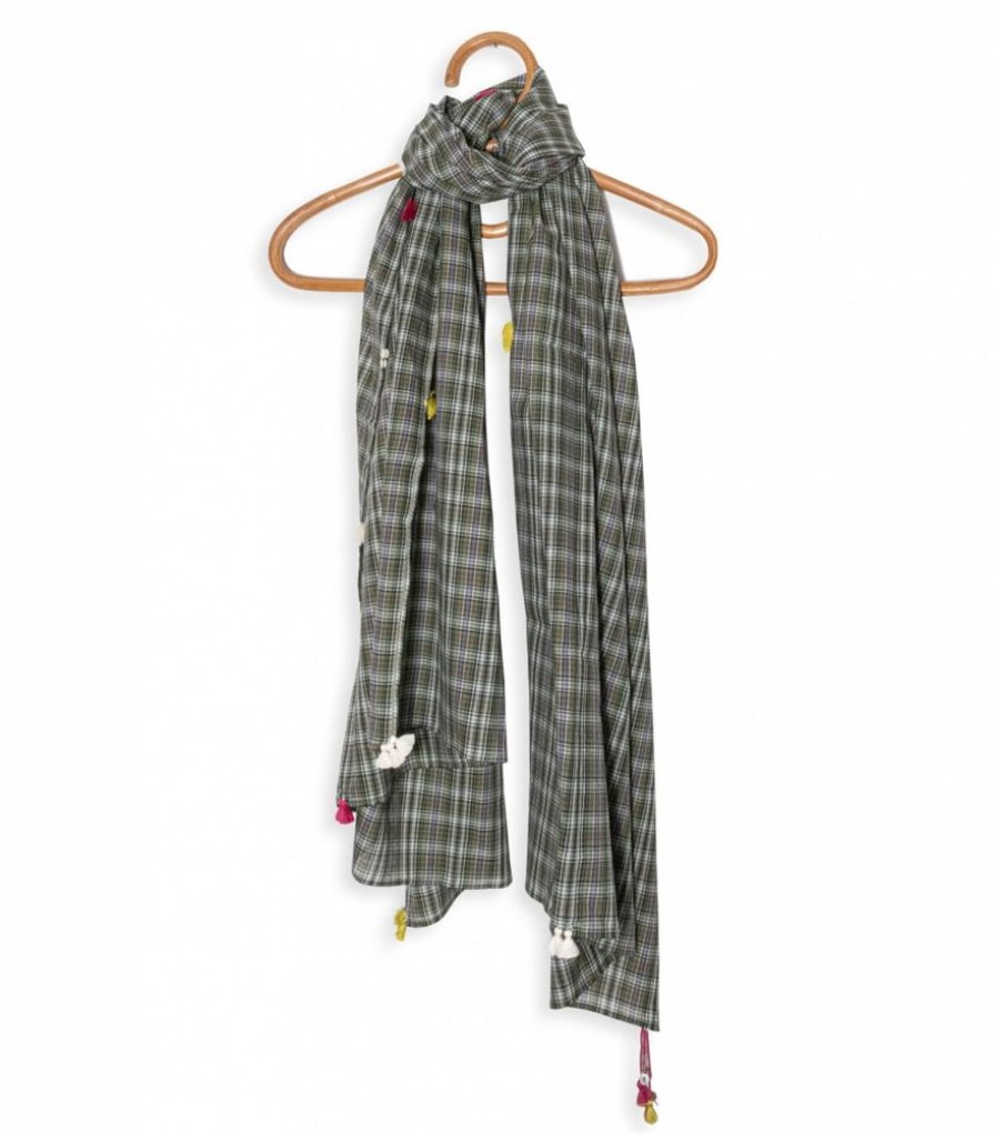 Mode Jamini | Foulard Jani Vert