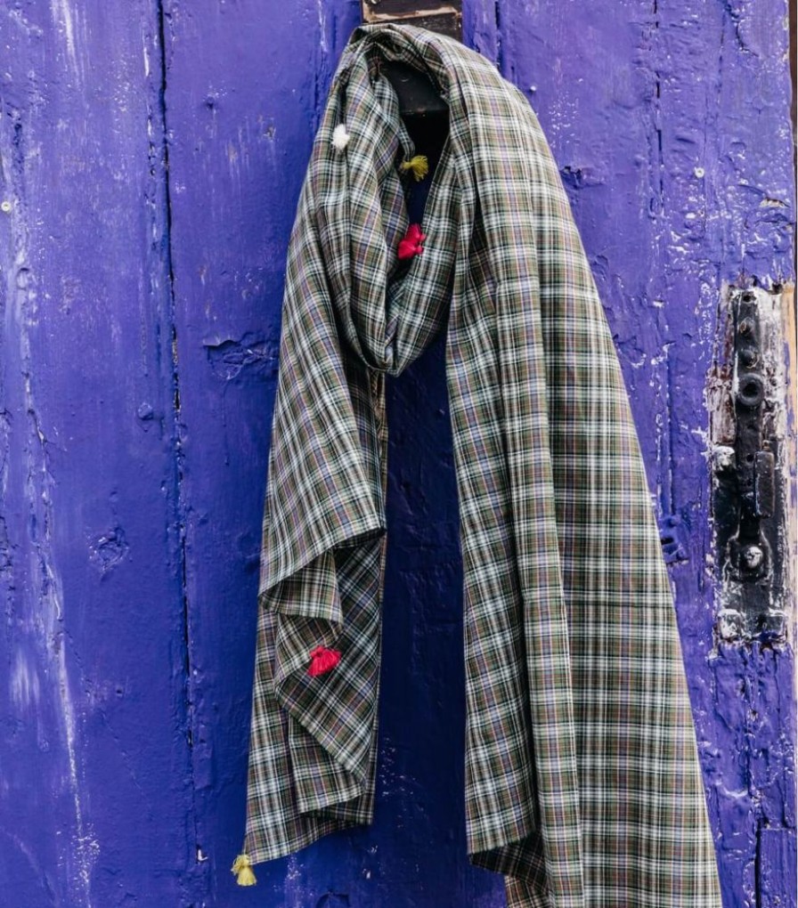 Mode Jamini | Foulard Jani Vert