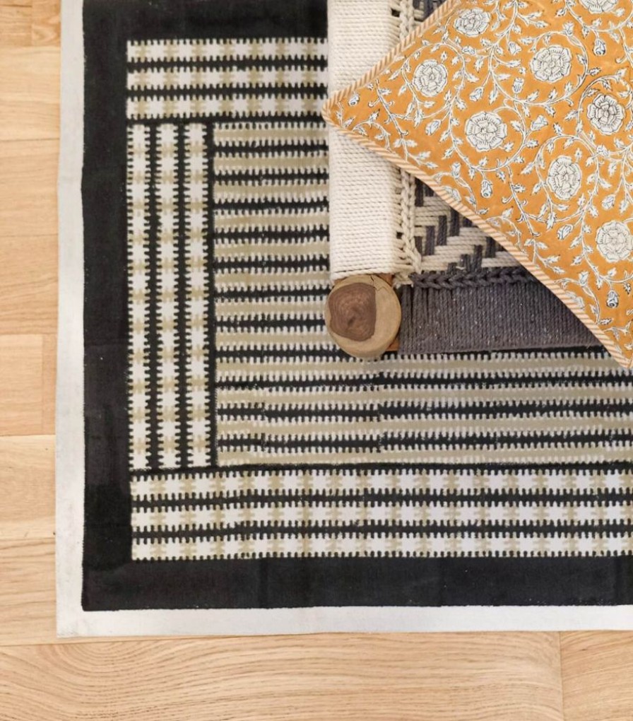 Deco & Linge De Maison Jamini | Tapis Coton 80X150 Cm Latta