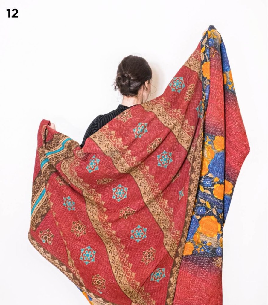 Deco & Linge De Maison Jamini | Plaid Vintage En Kantha