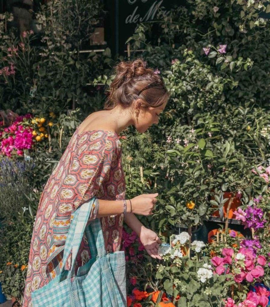Mode Jamini | Kaftan Coton Pranjal Rose