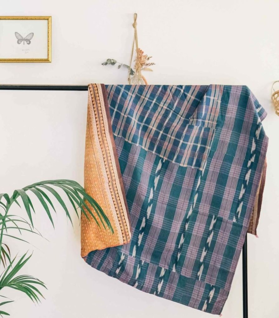 Deco & Linge De Maison Jamini | Plaid Vintage En Kantha