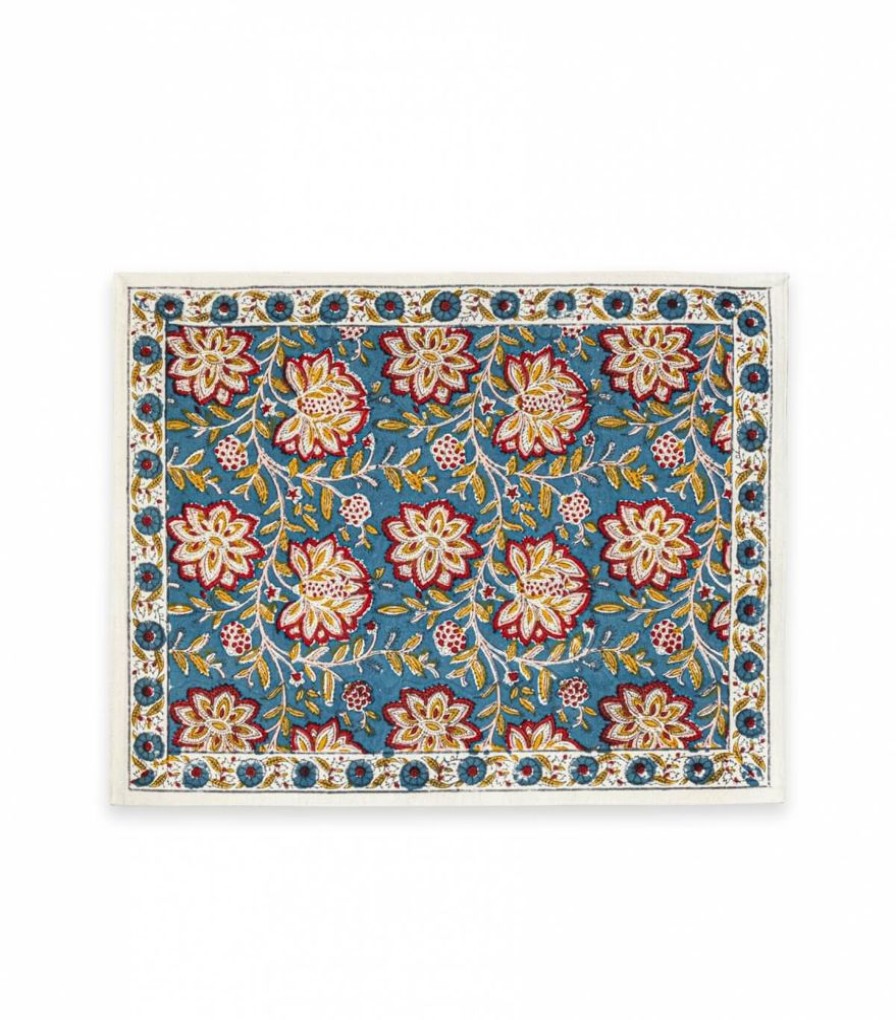 Linge De Table Jamini | Set De Table Louise Vert Pin