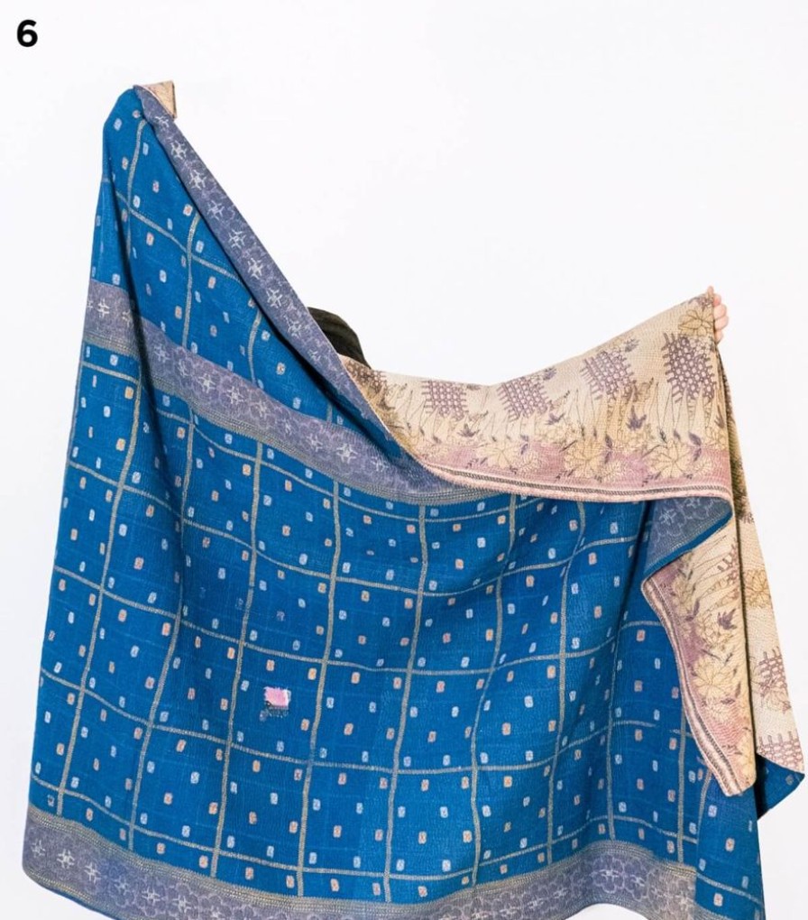 Deco & Linge De Maison Jamini | Plaid Vintage En Kantha