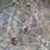 Mode Jamini | Boucles D'Oreilles Amethyste