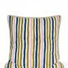 Deco & Linge De Maison Jamini | Taie D'Oreiller Multi Stripe Olive