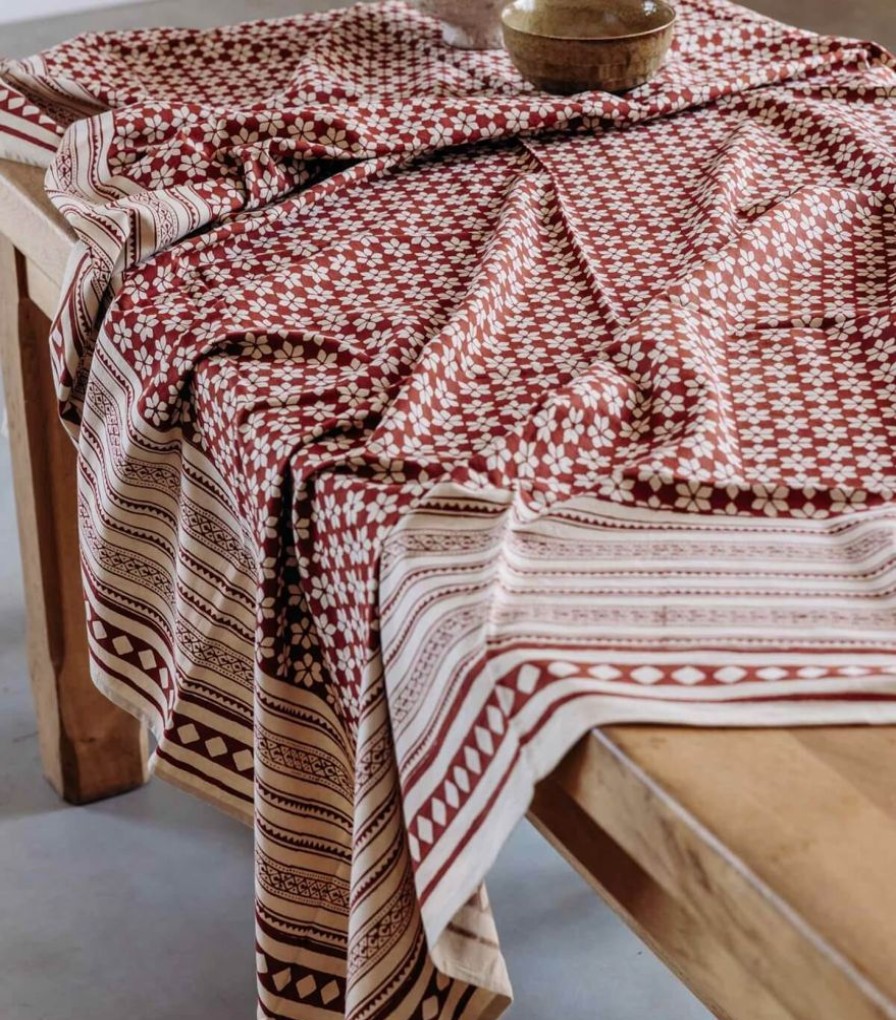 Linge De Table Jamini | Nappe Rectangulaire Nagri