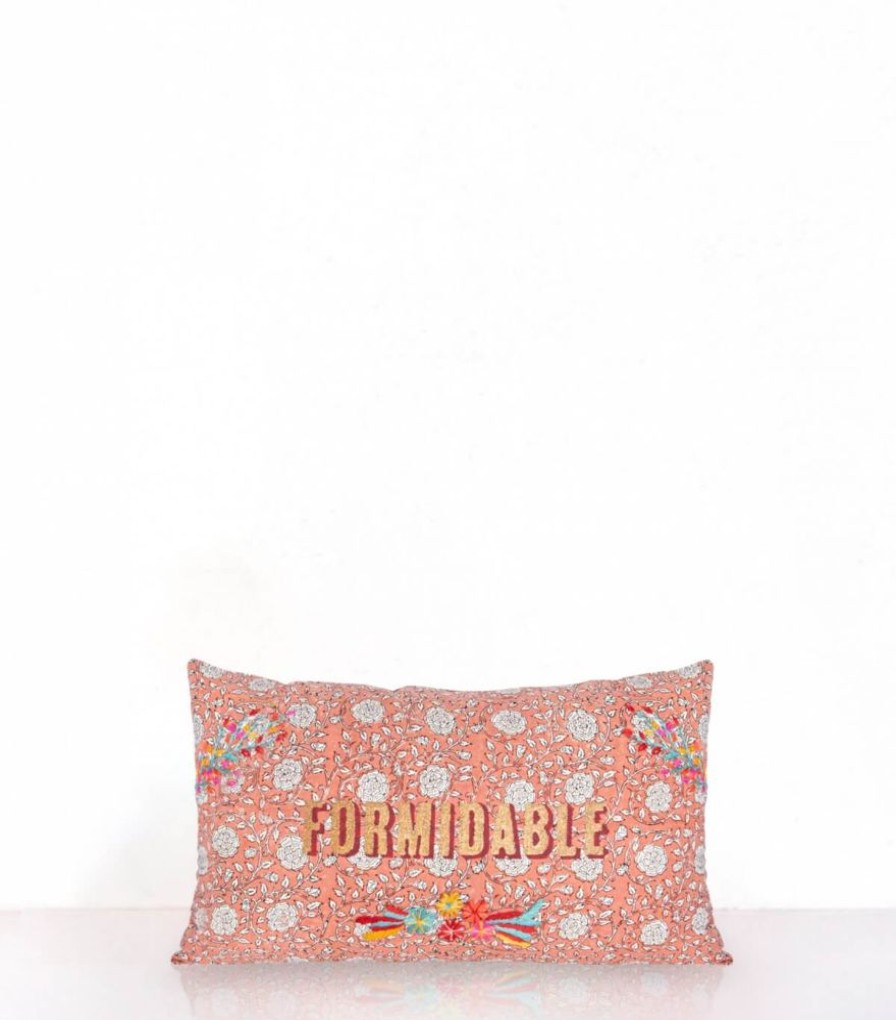 Deco & Linge De Maison Jamini | Housse De Coussin Bana Terracotta