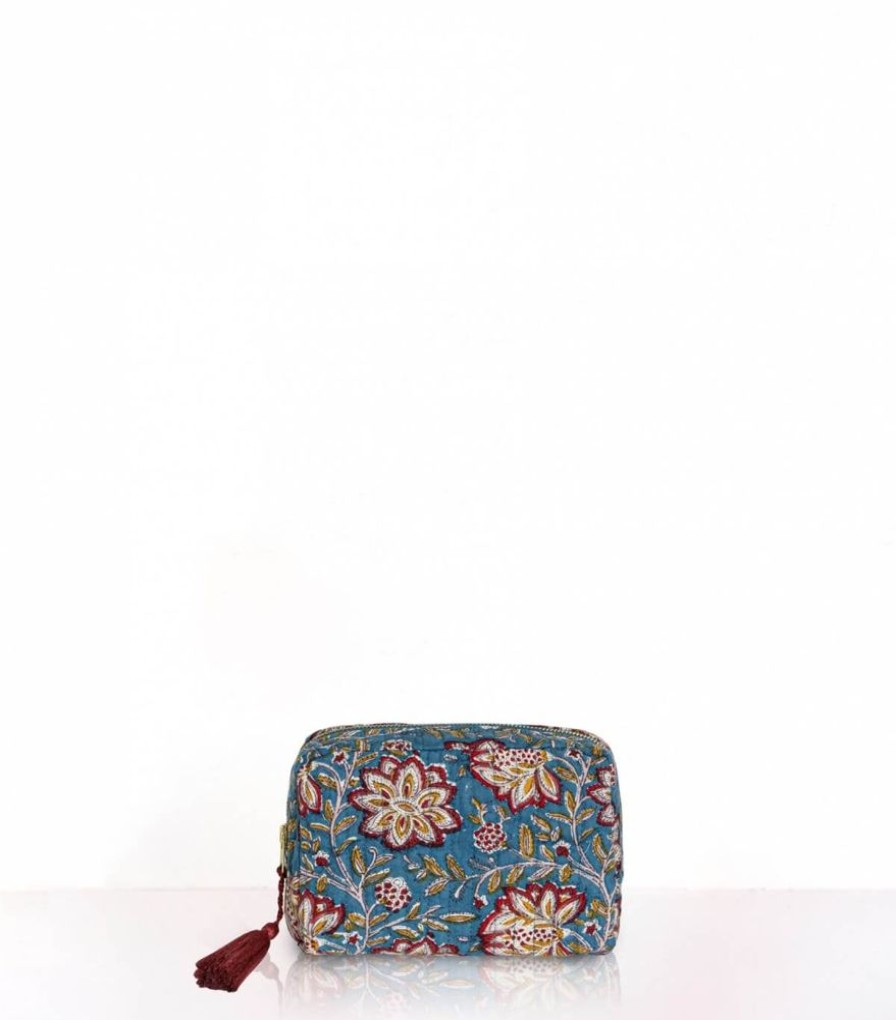 Sacs & Pochettes Jamini | Petite Trousse De Voyage Louise Vert Pin