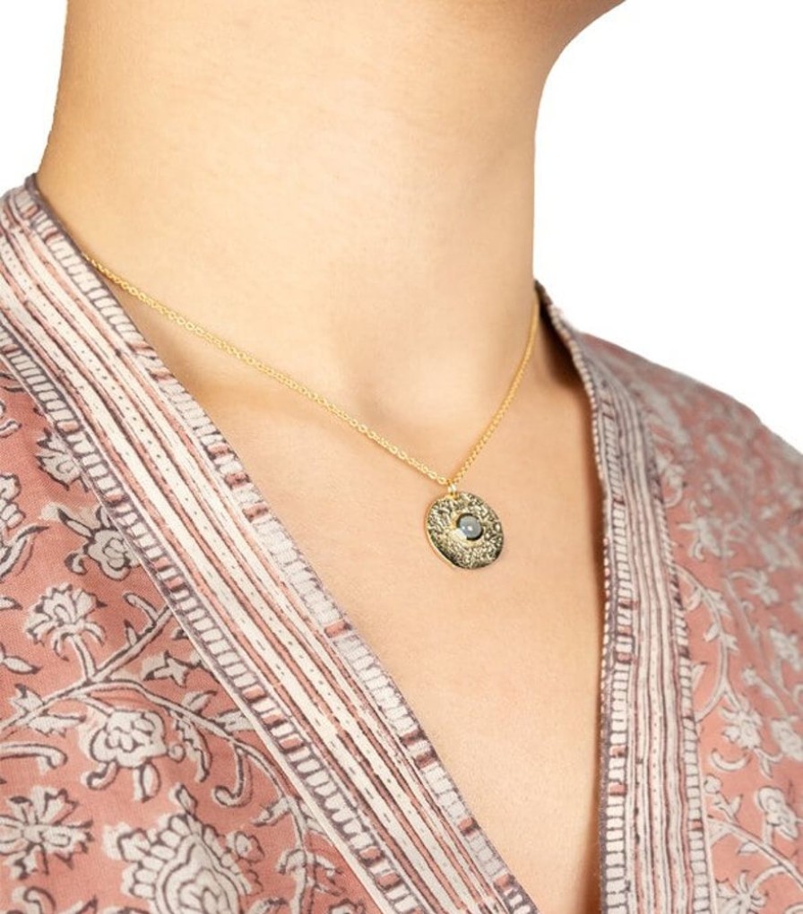 Mode Jamini | Collier Plaque Or Indien