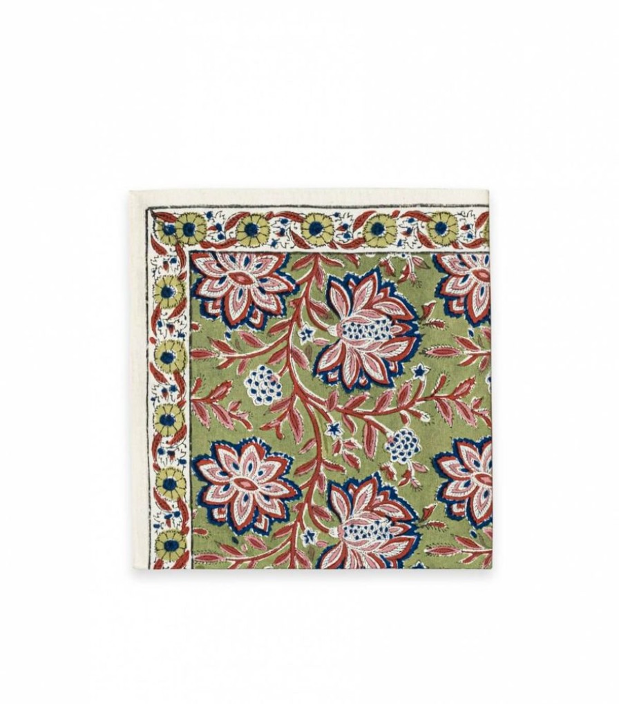 Linge De Table Jamini | Serviette De Table Louise Vert Tilleul