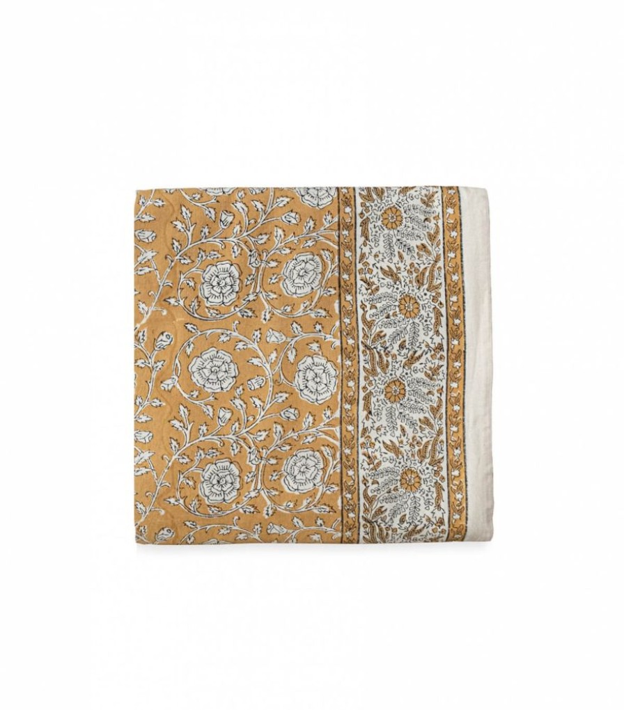 Linge De Table Jamini | Nappe Carree Banna Bronze