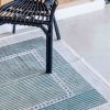 Deco & Linge De Maison Jamini | Tapis Graphique Parul Kaki Et Bleu Nuit