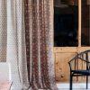 Deco & Linge De Maison Jamini | Rideau Imprime Louise Vert Tilleul