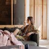 Deco & Linge De Maison Jamini | Edredon Indien Stripe Vert Tilleul
