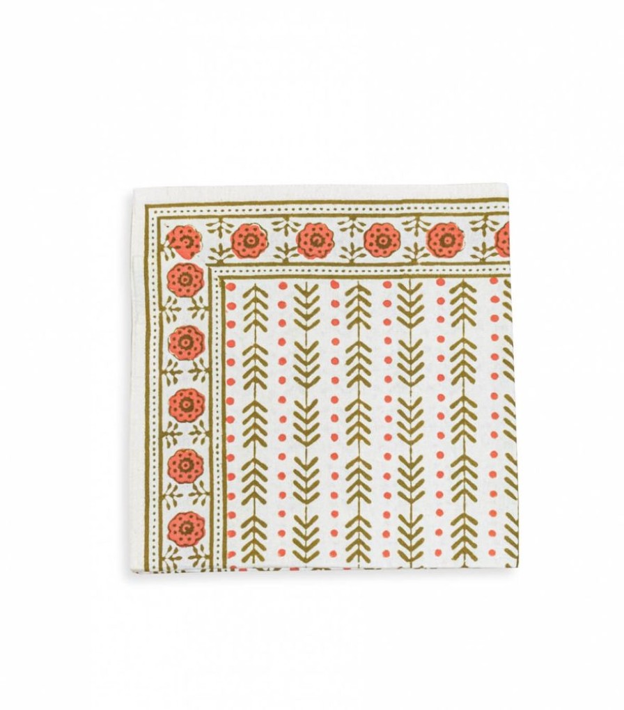 Linge De Table Jamini | Serviette De Table Thea Olive