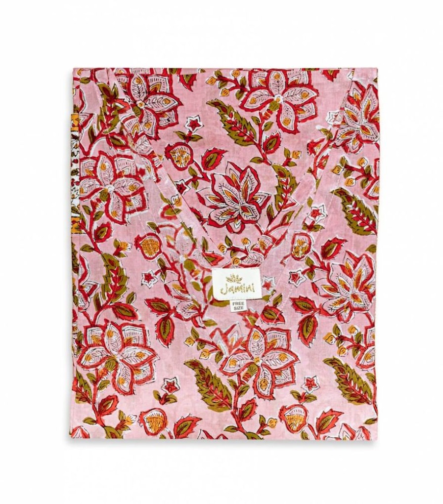Mode Jamini | Robe De Plage Rang Rose Pale